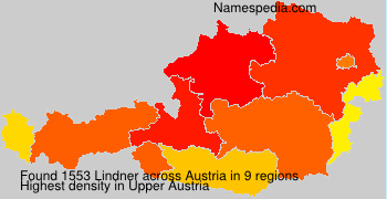 Surname Lindner in Austria Surname Lindner in Austria