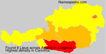 Surname Lipus in Austria Surname Lipus in Austria