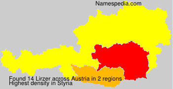 Surname Lirzer in Austria Surname Lirzer in Austria