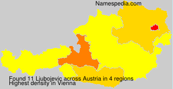 Surname Ljubojevic in Austria Surname Ljubojevic in Austria