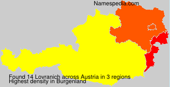 Surname Lovranich in Austria