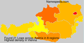 Surname Lowe in Austria Surname Lowe in Austria