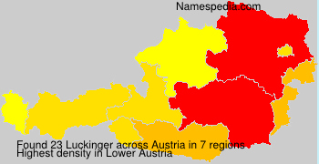 Surname Luckinger in Austria Surname Luckinger in Austria