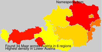 Surname Maar in Austria Surname Maar in Austria