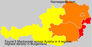 Surname Machacsek in Austria Surname Machacsek in Austria