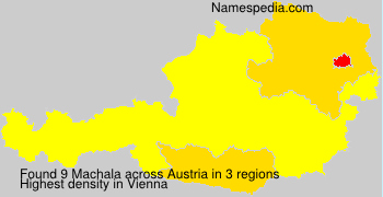 Surname Machala in Austria Surname Machala in Austria