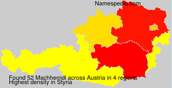 Surname Machherndl in Austria Surname Machherndl in Austria