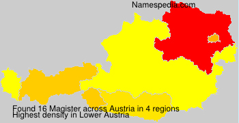 Surname Magister in Austria Surname Magister in Austria