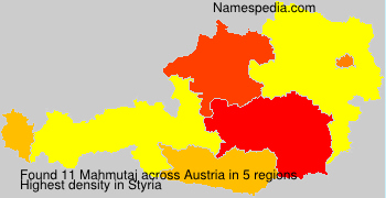 Surname Mahmutaj in Austria Surname Mahmutaj in Austria