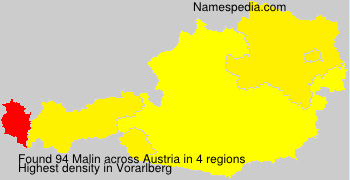 Surname Malin in Austria Surname Malin in Austria