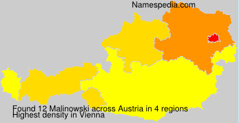 Surname Malinowski in Austria Surname Malinowski in Austria