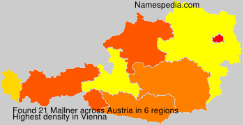 Surname Mallner in Austria Surname Mallner in Austria