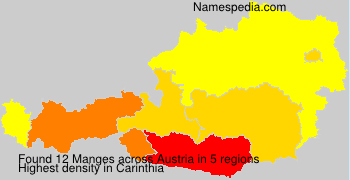 Surname Manges in Austria Surname Manges in Austria