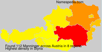 Surname Manninger in Austria Surname Manninger in Austria