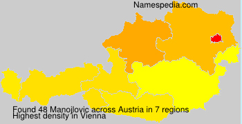 Surname Manojlovic in Austria Surname Manojlovic in Austria