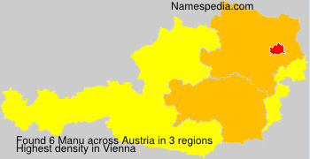 Surname Manu in Austria Surname Manu in Austria