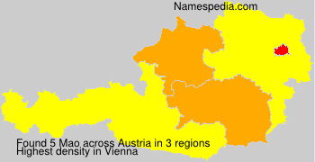 Surname Mao in Austria Surname Mao in Austria