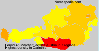 Surname Marchetti in Austria Surname Marchetti in Austria