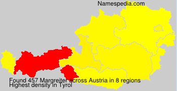 Surname Margreiter in Austria Surname Margreiter in Austria