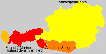 Surname Marinell in Austria Surname Marinell in Austria