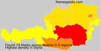 Surname Marka in Austria Surname Marka in Austria