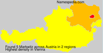 Surname Markwitz in Austria Surname Markwitz in Austria