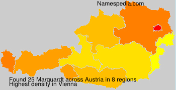 Surname Marquardt in Austria Surname Marquardt in Austria