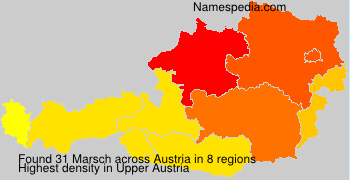 Surname Marsch in Austria Surname Marsch in Austria
