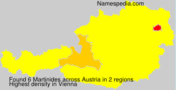 Surname Martinides in Austria Surname Martinides in Austria