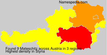 Surname Mateschitz in Austria Surname Mateschitz in Austria
