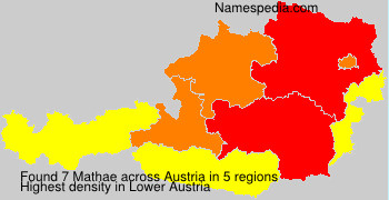Surname Mathae in Austria Surname Mathae in Austria