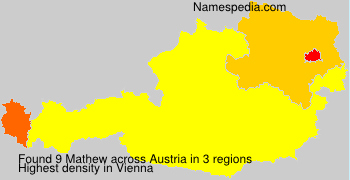 Surname Mathew in Austria Surname Mathew in Austria