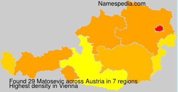 Surname Matosevic in Austria Surname Matosevic in Austria