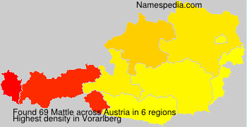 Surname Mattle in Austria Surname Mattle in Austria
