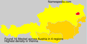 Surname Meckel in Austria Surname Meckel in Austria