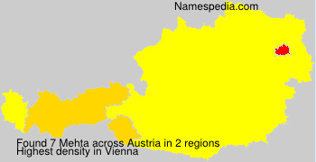 Surname Mehta in Austria Surname Mehta in Austria