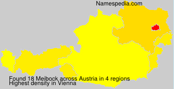 Surname Meibock in Austria Surname Meibock in Austria