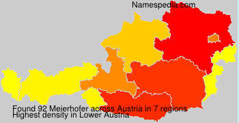 Surname Meierhofer in Austria Surname Meierhofer in Austria