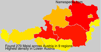 Surname Meisl in Austria Surname Meisl in Austria