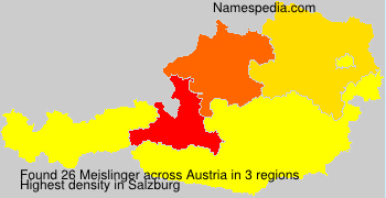Surname Meislinger in Austria Surname Meislinger in Austria