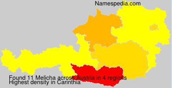 Surname Melicha in Austria Surname Melicha in Austria