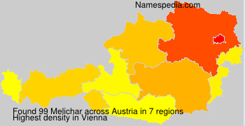 Surname Melichar in Austria