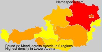 Surname Mendl in Austria Surname Mendl in Austria