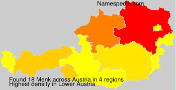 Surname Menk in Austria Surname Menk in Austria
