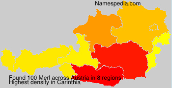 Surname Merl in Austria Surname Merl in Austria