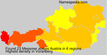 Surname Messmer in Austria Surname Messmer in Austria