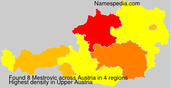 Surname Mestrovic in Austria Surname Mestrovic in Austria