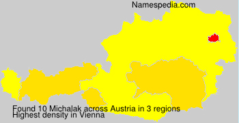 Surname Michalak in Austria Surname Michalak in Austria