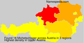 Surname Michetschlager in Austria Surname Michetschlager in Austria