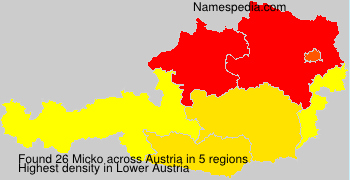 Surname Micko in Austria Surname Micko in Austria